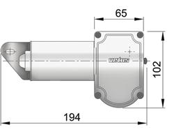 Vetus Windscreen Wiper Motor 12V 50mm DIN Taper, Self Parking, 2 Speed ...